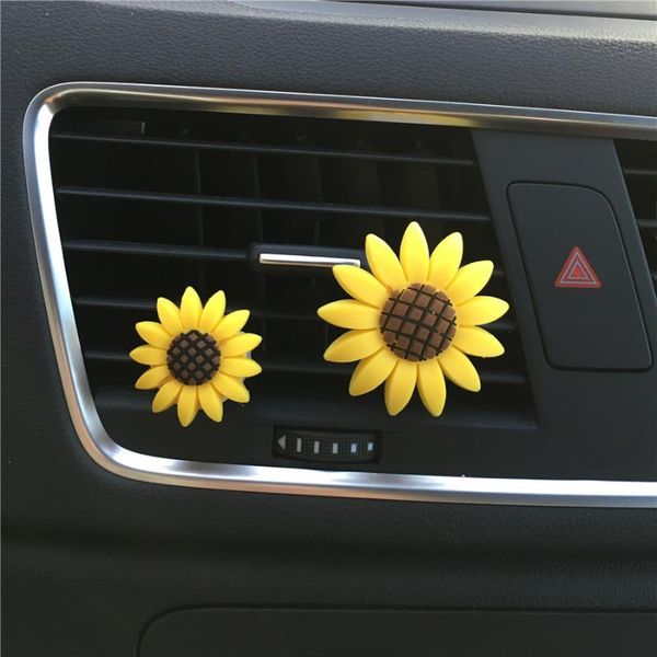 

automobile air conditioning outlet sun flower fragrance water fragrance automobile decoration auto accessories auto accessories