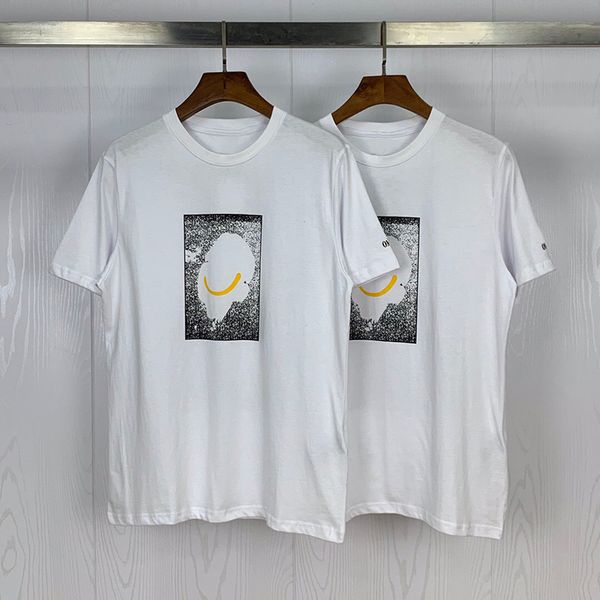 

men fashion new printed casual short sleeved t shirt couple round neck cotton t shirt size m-xxl, White;black