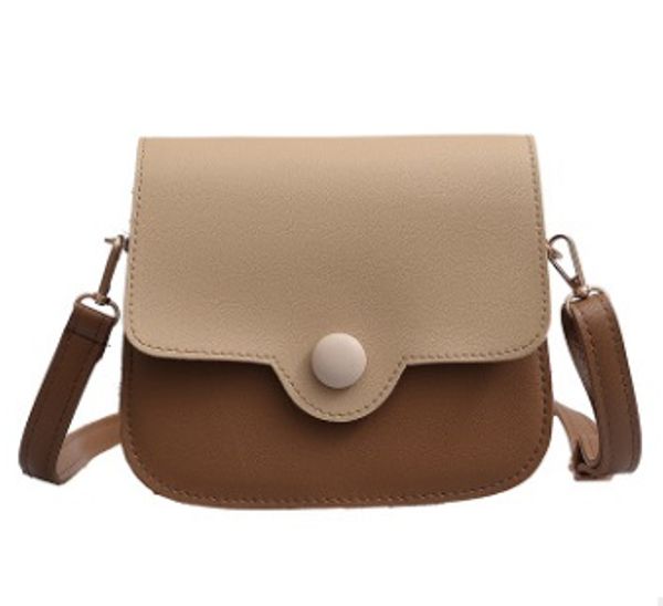 

women pu leather portable shoulder bags casual style cross-body bags detachable square inner pocket shoulder buckle pack