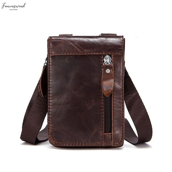 

new men crossbody bag genuine leather business zipper small shoulder bags for men vintage male messenger bags leather bolsa masculina