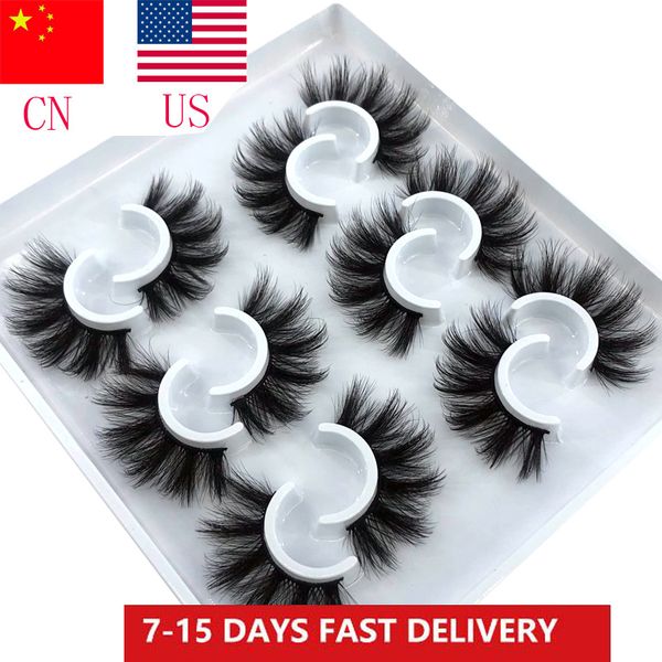 

false eyelashes hbzgtlad 6/7 pairs natural fake lashes long makeup 3d mink eyelash extension for beauty