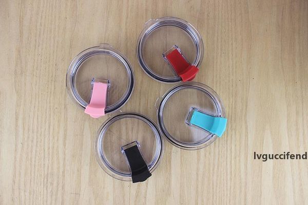 

20oz 30oz lids for rocky mountain tumbler lids mugs lids splash spill proof cover stemless cups 4 colors transparent covers