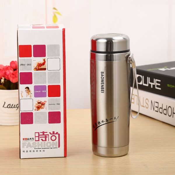 

564 stainless steel bachelor's portable scholar outdoor sports thermos cup suspender thermos pot outdoor sports cup department store