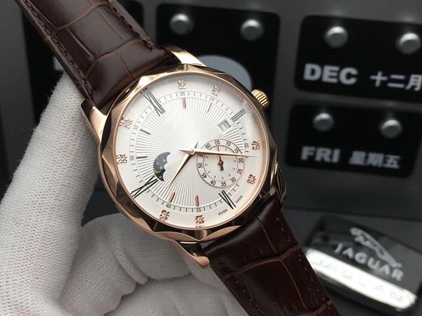 

super 20 montre de luxe men's watch 40mm*11mm 316l refined steel shell cover full automatic watch imported mechanical movement, Slivery;brown