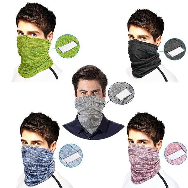 

DHL Shipping Cycling Face Mask with 1 free PM2.5 Filter Bandana Cover Sports Headbands Unisex Neck Gaiter Outdoor Riding Motorcycle Masks