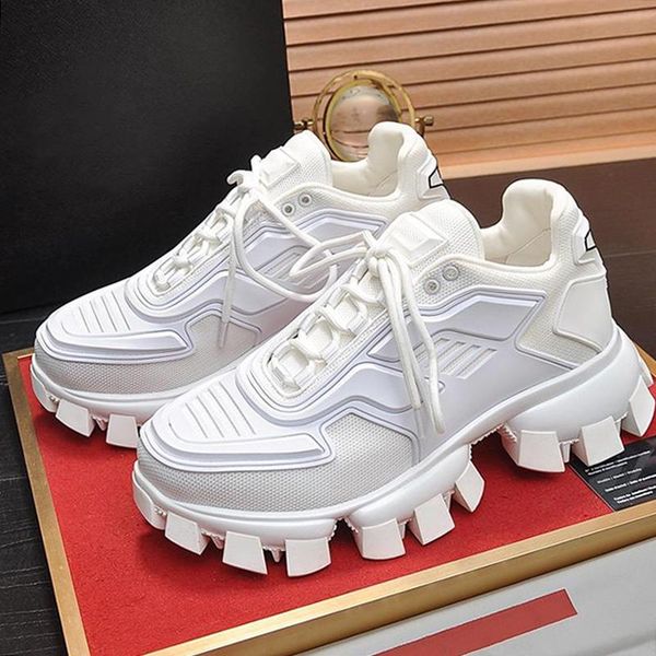 

men shoes fashion big size zapatos de hombre breathable trainers chaussures pour hommes cloudbust thunder knit sneaker mens shoes fashion, Black