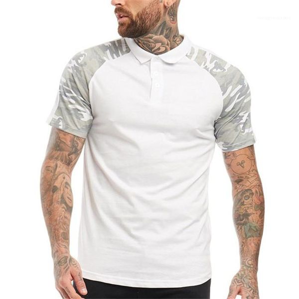 

pattern summer men short sleeve slim men polos tees loose mens lapel neck polos 3d, White;black