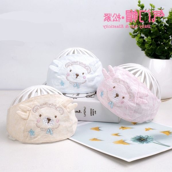 

hat protective cap thin 0-12 newborn cap empty hat newborn baby baby door protector, Blue;gray