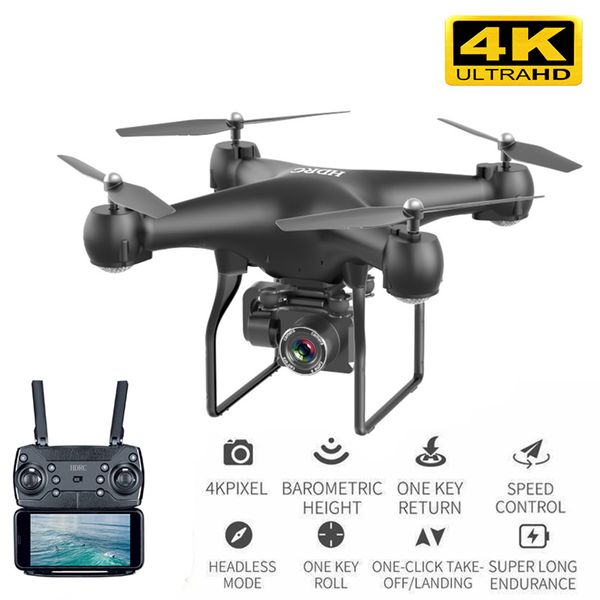 

kakbeir drone hd 4k wifi 1080p fpv drone flight 20 minutes control distance 150m quadcopter drone with camera rc helicopter