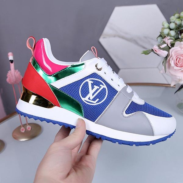 

new women shoes sneakers breathable zapatos de mujer lace -up vintage sports shoes luxury ol665 run away sneaker with box fast delivery