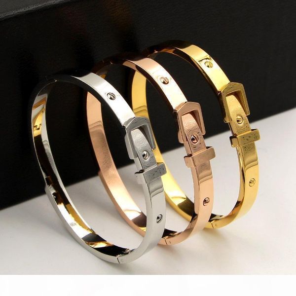 

ztung pb19 fashion women jewelry 18k gold plated bangle adjustable size watch strap style for women birthday gift, Black