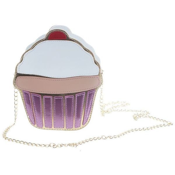 

new cute cartoon women ice cupcake mini bags pu leather pu small clutch crossbody girl shoulder messenger bag cake