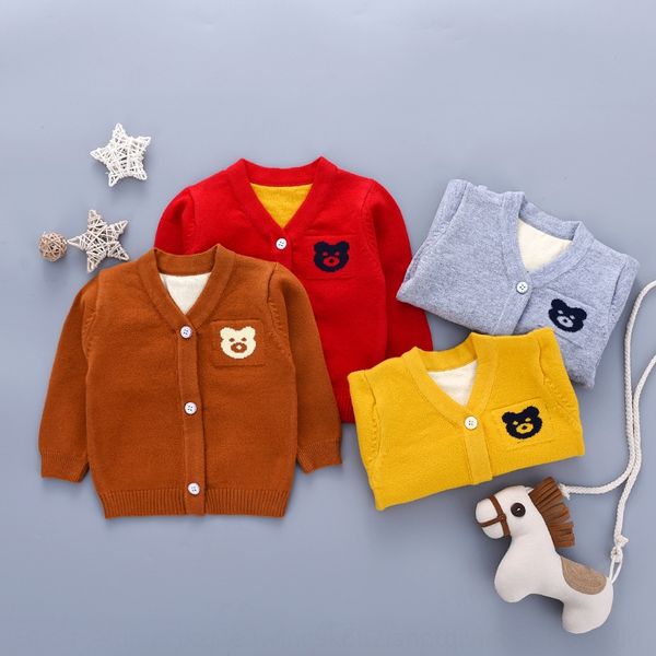 

0-3 baby newborn baby cardigan children's coat knitted cotton wool children's sweater coat sweater, Blue