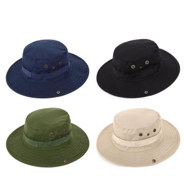 

tactical sniper camouflage boonie hats nepalese cap hats army mens sunscreen sombrero, Black;white