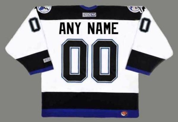 

tampa bay lightning 2000s ccm turn back away customized hockey jersey all stitched quality any name any number any size goalie cut, Black;red
