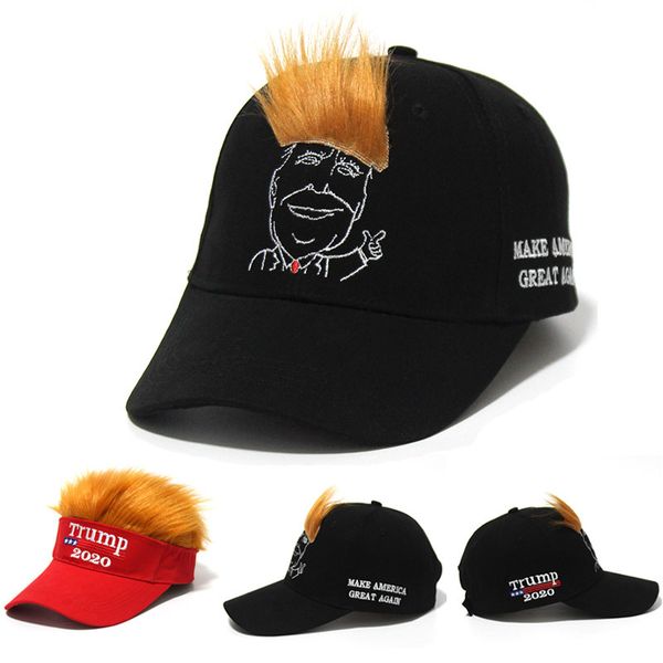 

fashion designer embroidery letter funny wig us presidential election summer outdoor sports casual baseball ball caps for men, Blue;gray