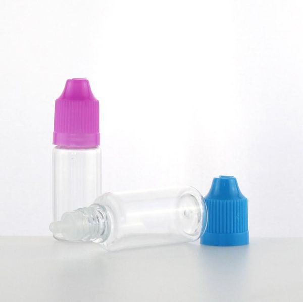10ml frasco plástico transparente Garrafa Amostra colírio vazio Pet Ear líquido de lavagem 10 Ml PET SN1576