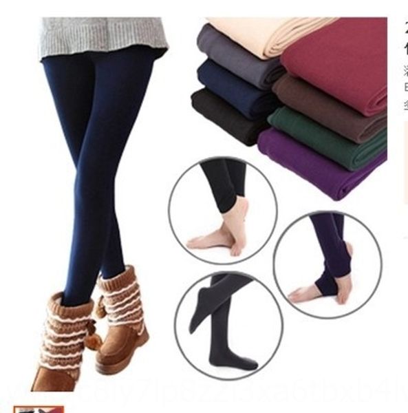 

wjup1 women's thickened velvet autumn slimming anti-hook silk medium thick leggings women's thickened velvet pantyhose autumn slim, Black