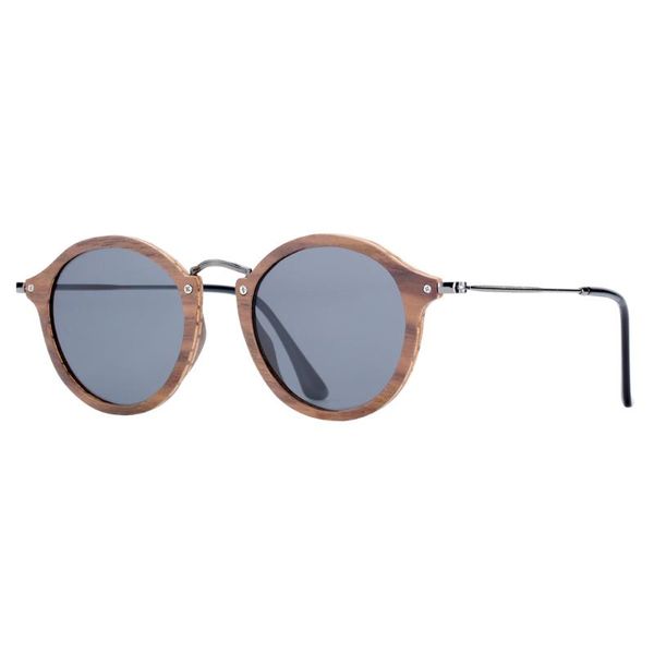 

barcur natural black walnut sunglasses men polarized wooden sun glasses women with original package, White;black