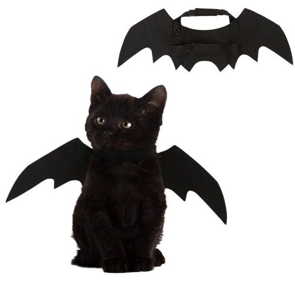 

смешные кошки косплей костюм halloween pet крылья летучей мыши cat fit партия собаки игра покрывала