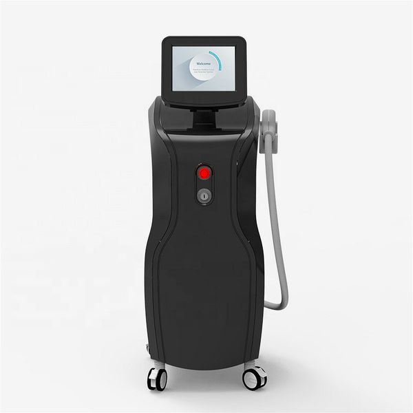 

new arrival diode laser hair removal machine 808nm ice point soprano lazer diode remove hairs painpermanently reduce hair, Black