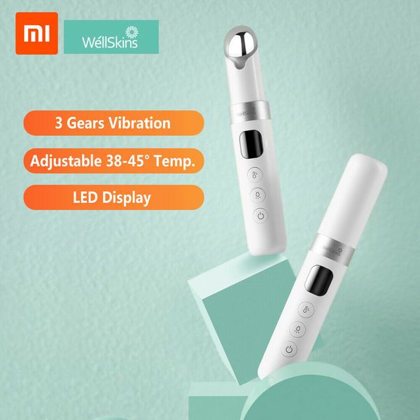 

wéllskins electric eye massager с подогревом аппарат теплый eyecare pen g0g5