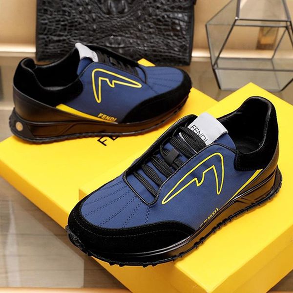 

fast delivery scuba low sneaker mens shoes herren sportschuhe breathable fashion design footwears lace -up plus size sports men shoes, Black