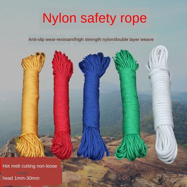 

easag packing nylon color braided outdoor clothes decoration multifunctional camping tent binding outdoor clothing woven nylon rope woven ro