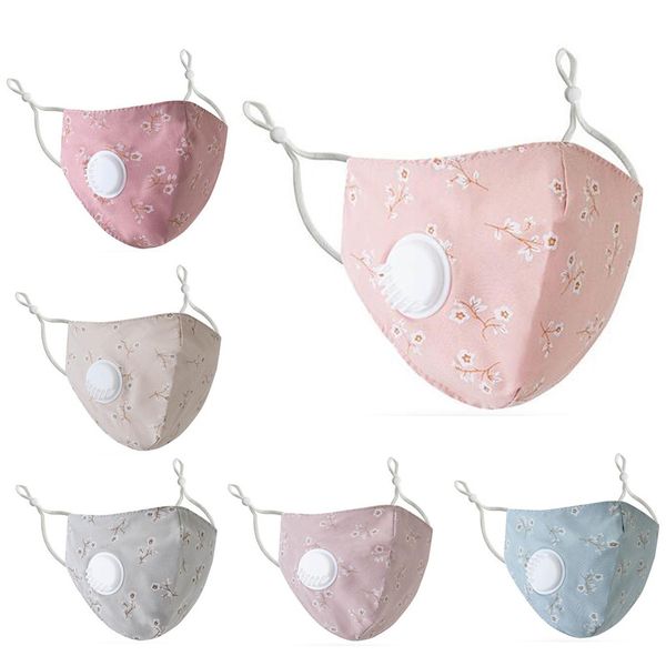 

designer face mask halloween christmas mask dust haze mask pink grey can be washed breathable cotton with breathing valve facemask