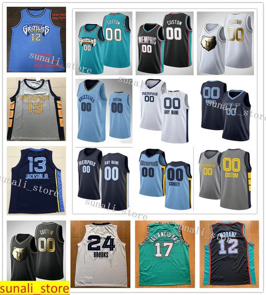 

printed men kyle 1 anderson tyus 21 jones marko 23 guduric brandon 15 clarke grayson 3 allen jersey basketball shirts, Black;red