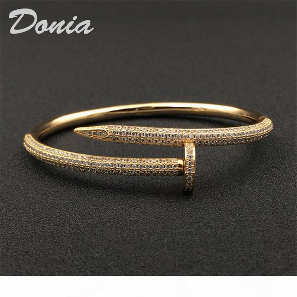 

donia ювелирных изделий партии европейские и американских моды большого классического micro инкрустированного цирконий цирконий браслет ladi, Black