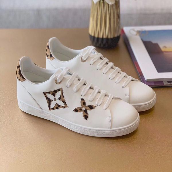 

fashion casual shoes sneakers lace-up casual cowhide low sneaker white colors classic little white shoes for women size 35-42 type5