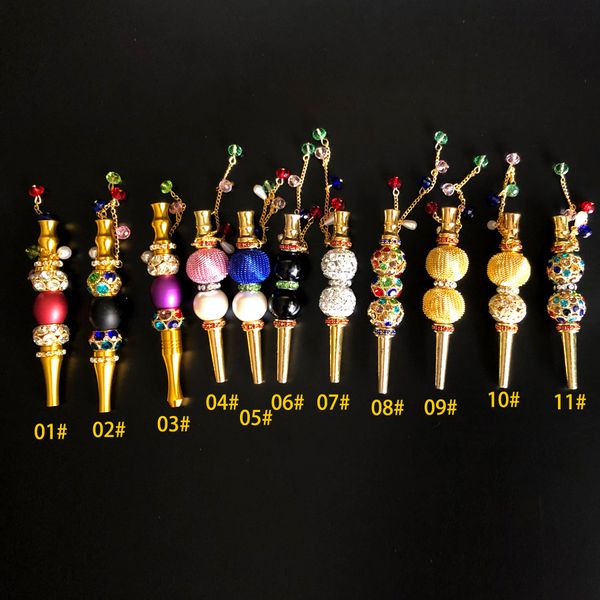 

Оптовая Красочные сплава ювелирных изделий кальян кальян Mouth Советы Чича фильтра Совет Съемные Советы кальян мундштук курительных принадлежностей LJJA7220