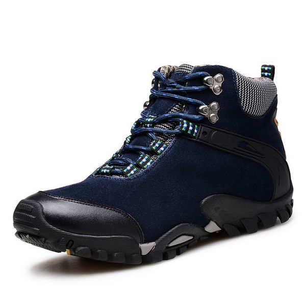 

autumn and winter new style warm wearable plus velvet outdoor hiking shoes large size mountain camping sports supplies outdoor