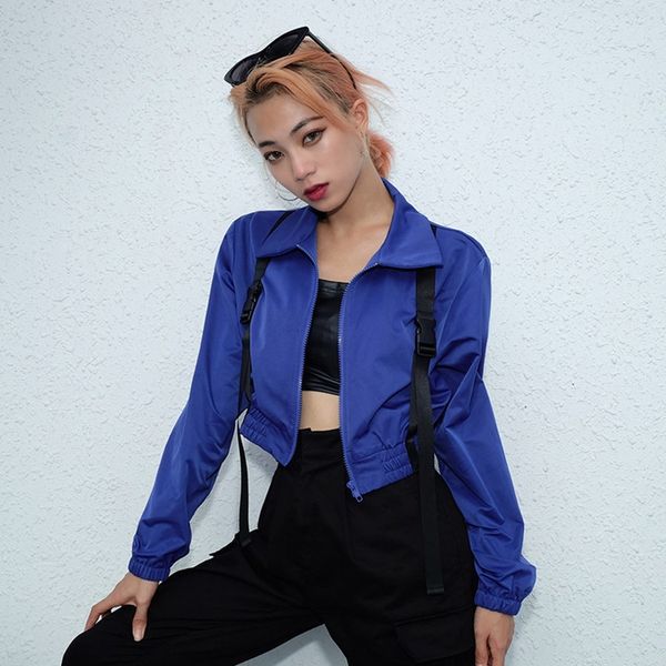 

autumn blue lapel long short coat sleeve short coat women's jacket, Black;brown