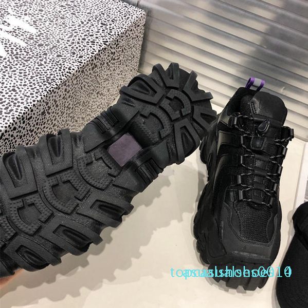 

fashion trend ins celebrity super fire fleece thickened mens womens couples style old dad shoes platform sports casual shoes eur 36-45 c14, Black