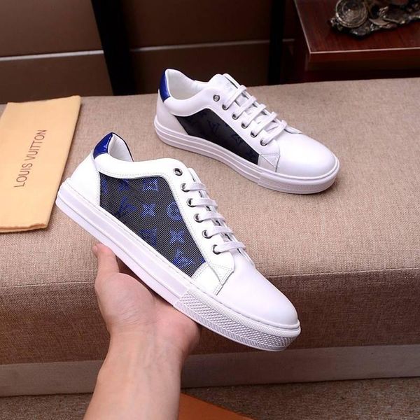 

2021-2020p limited edition luxury design mens fashion printed sports shoes wild breathable mens casual shoes mens banquet shoes size :38 -45, Black