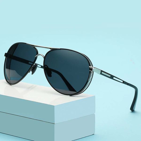 

men classic pilot sunglasses polarized punk sun glasses males driving fishing eyewear for men women glasses uv400, White;black