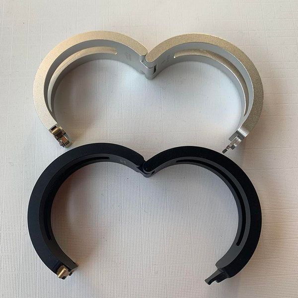 

easy to remove 1017 alyx 9sm rollercoaster track alyx aluminium alloy bracelet men women couples jewelry bangles women, Black