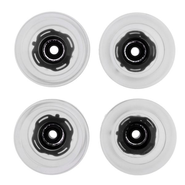 

4x street skateboard wheels glow flash longboard magnetic wheel replacement