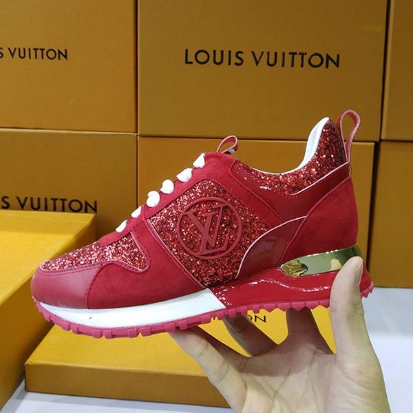 

women shoes sneakers flats fashion female footwears with origin box luxury run away sneaker lady shoes casual zapatos de mujer, Black