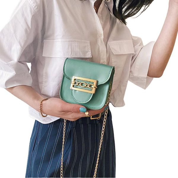 

women fashion mini bag solid color crossbody bag small chain shoulder for ladies