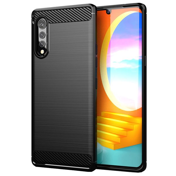 

scratch resistant non-slip shockproof cover protective slim fit soft tpu silicone case for lg v50s g8x v60 thinq velvet 5g stylo 5 6