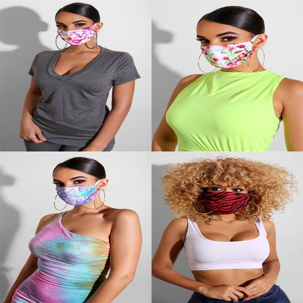 

halloween full face dance mask voice led control party masks masquerade 3d animal masks c810#218, Black