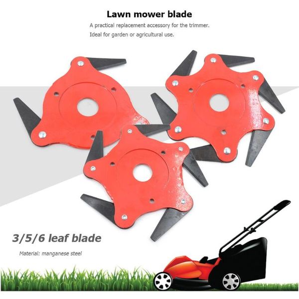 

3/4/5/6 teeth brush cutter blade trimmer brush cutter head metal blades trimmer head garden grass for lawn mower