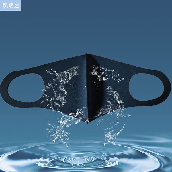 

designer fashion mask washable earloop face mask sponge black breathable dust mouth masks anti pollution wind proof mouth new 2020, Silver