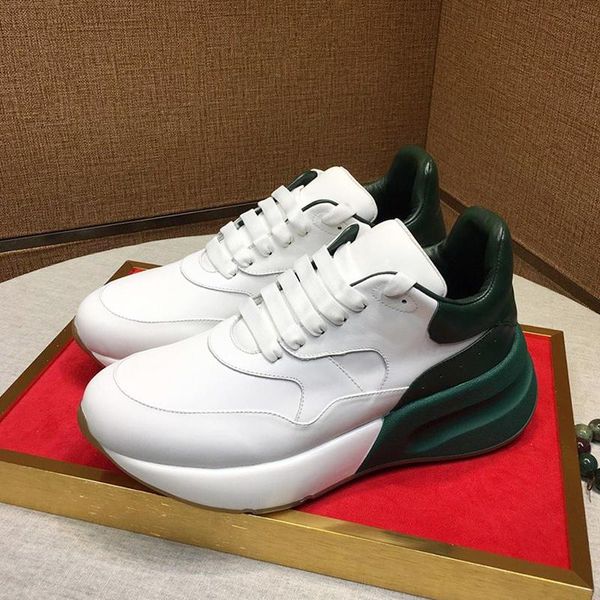 

oversized runner men 's shoes fashion brands chaussures pour hommes luxury design comfortable vintage sports lace -up casual men shoes, Black