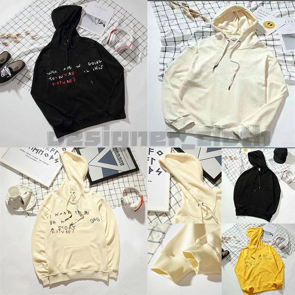

20ss designer men hooody with hat three color available long sleeves round neck fashion casual men spring autumn hoodies asian size m-2xl, Black