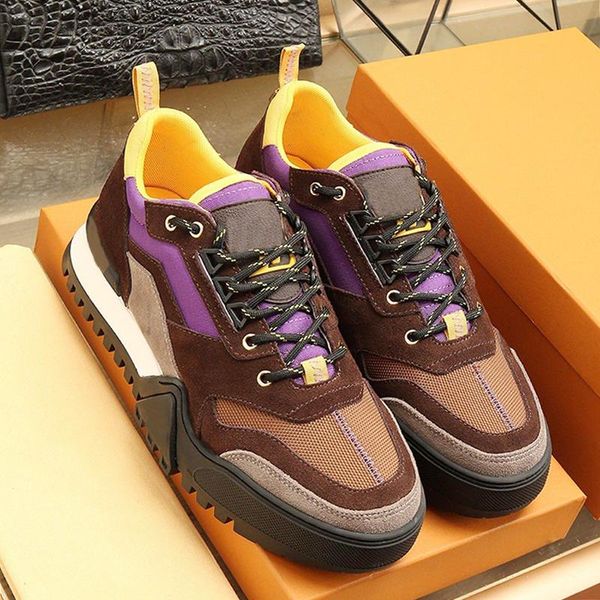 

new 2020 hiking sneaker mens shoes breathable fashion luxury lightweight shoes lace -up casual low mens shoes with origin box, Black