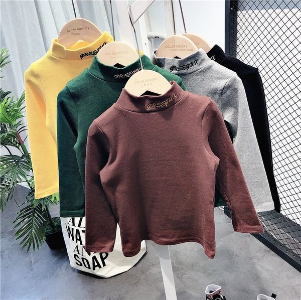 

wear 2019 new turtleneck sweater boys sweater children's clothing and girls children's wear, Blue